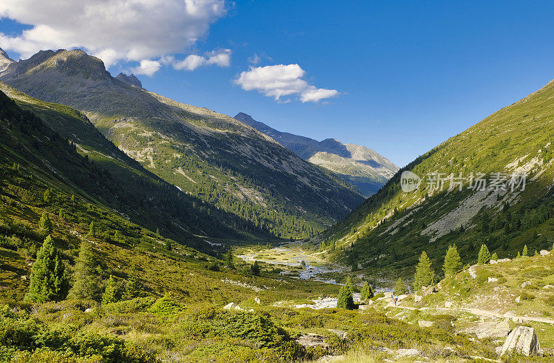 完美的徒步旅行目的地。提洛尔- Zillertal